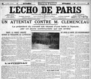 L'ECHO DE PARIS du 20 fvrier 1919