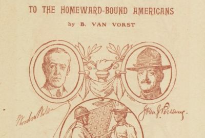 B. Van Vorst,  A ses allis amricains la France reconnaissante (1914-1919), to the homeward-Bound Amricans  - 12 S 183 - Service historique de la Dfense/Brest
