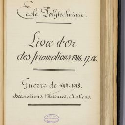 Livres d'or (1912-1918) - EP_BCX_X2B_89_3_005 - cole polytechnique