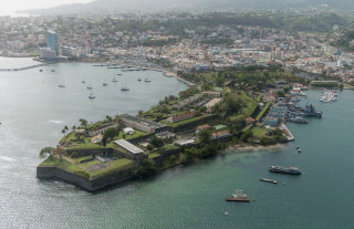 Vue aérienne du Fort Saint-Louis