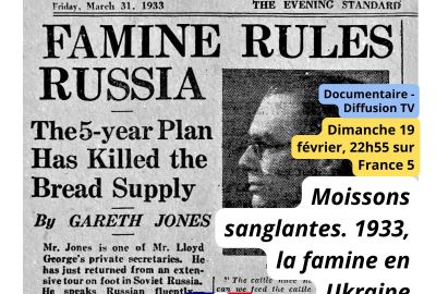 Extrait de l'article de Gareth Jones rvlant la famine en Ukraine, paru dans "The evening standard" le 31 mars 1933. @Evening Standard 