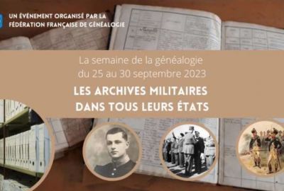 Semaine de la Gnalogie organise par la Fdration Franaise de Gnalogie
