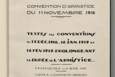 Convention d'armistice du 11 novembre 1918  - SHDGR__GR_15_N_96__0001__4 - Service historique de la Dfense