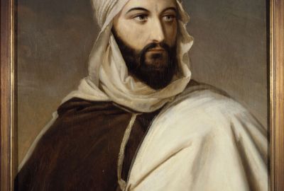 Portrait de Abd El-Kader (1807-1883) - Peint vers 1830-1844  Paris - Muse de l'Arme - cote 06-505596