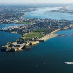 Vue arienne de la citadelle et des remparts de Port-Louis, 2015  Muse national de la Marine, M. Le Coz