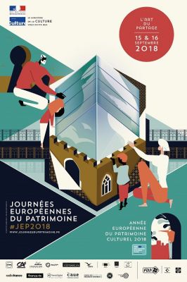 Visuel officiel des Journes europennes du patrimoine 2018  Ministre de la culture