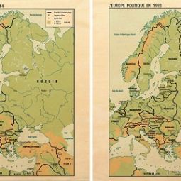 Cartes des changements politiques entre 1914 et 1923 - Réalisées en 2018 par le pôle géographique du ministère de l'Europe et des Affaires étrangères sur un fond ancien © 2002 Graphi-Ogre