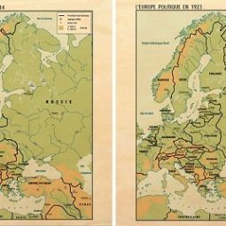 Cartes des changements politiques entre 1914 et 1923 - Ralises en 2018 par le ple gographique du ministre de l'Europe et des Affaires trangres sur un fond ancien  2002 Graphi-Ogre