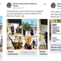 Opération "Quel marin es-tu?"  Facebook et Instagram Ads - Musée national de la Marine