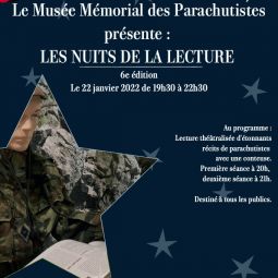 Nuits de la lecture - Muse mmorial des parachutistes 