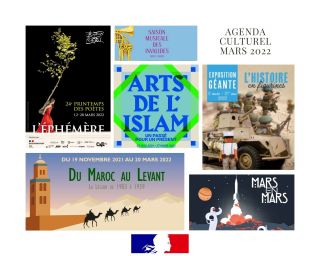 'Agenda Culturel des musées - Mars 2022 - DR