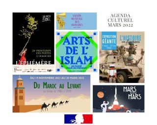 'Agenda Culturel des muses - Mars 2022 - DR