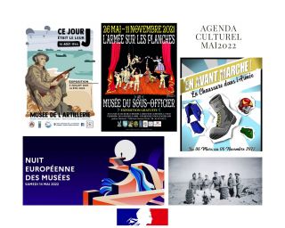 Agenda culturel des muses - Mai 2022