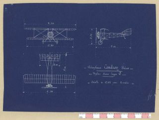 Aroplane Caudron - biplan mono type O - cote MAEB_PLA_CAU000001 - Muse de l'Air et de l'ESpace