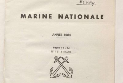 Bulletin officiel de la marine - partie technique - CUM_BOT_1984_0006 - Conservatoire des uniformes de la Marine