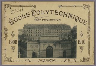 albums photographiques de promotions des élèves de l'École polytechnique - EP_BCX_X2B_54_1908-1910_01