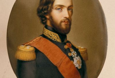 Portrait de François d'Orléans, Prince de Joinville - Anonyme, 19e siècle - Inv. : 9 OA 54 - Musée national de la Marine/P. Dantec