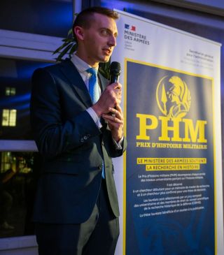 Portrait de Robinson Gouhier, laurat du Prix d'histoire militaire de la catgorie Master 2 de 2023 Malo Harmant/ECPAD/Dfense