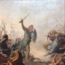 Descente du roi Saint Louis  Tunis, 1773 - Jean-Bernard Restout Fils